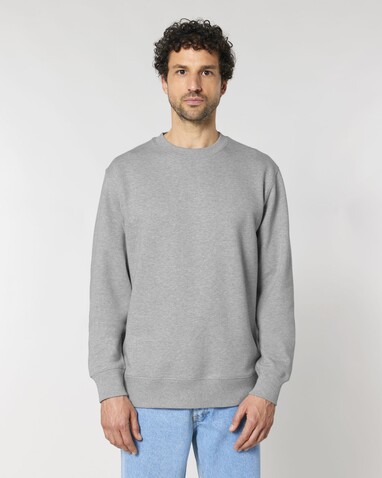 Changer 2.0 - Das Iconic Rundhals-Unisex-Sweatshirt - Heather Grey - S bedrucken, Art.-Nr. STSU178C2501S