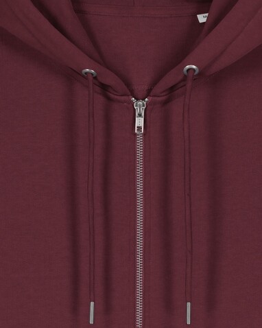 Cultivator 2.0 - Der Iconic Unisex-Zip-Hoodie - Burgundy - S bedrucken, Art.-Nr. STSU179C2441S