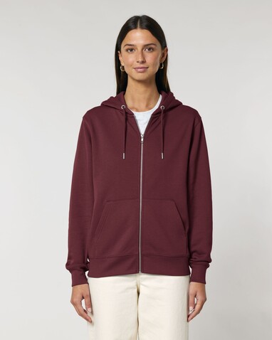 Cultivator 2.0 - Der Iconic Unisex-Zip-Hoodie - Burgundy - XL bedrucken, Art.-Nr. STSU179C2441X