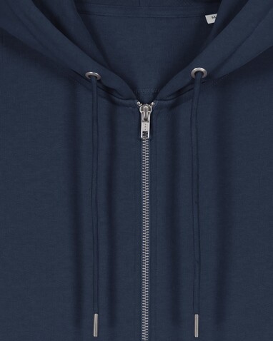 Cultivator 2.0 - Der Iconic Unisex-Zip-Hoodie - French Navy - XS bedrucken, Art.-Nr. STSU179C727XS