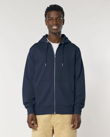 Cultivator 2.0 - Der Iconic Unisex-Zip-Hoodie - French Navy - XXL bedrucken, Art.-Nr. STSU179C7272X