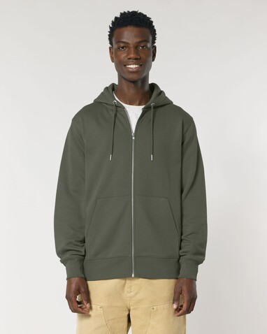Cultivator 2.0 - Der Iconic Unisex-Zip-Hoodie - Khaki - XXS bedrucken, Art.-Nr. STSU179C2232S
