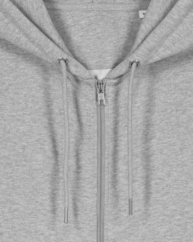 Cultivator 2.0 - Der Iconic Unisex-Zip-Hoodie - Heather Grey - 3XL bedrucken, Art.-Nr. STSU179C2503X