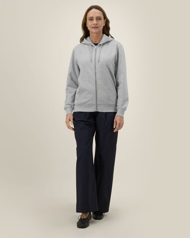 Cultivator 2.0 - Der Iconic Unisex-Zip-Hoodie - Heather Grey - M bedrucken, Art.-Nr. STSU179C2501M