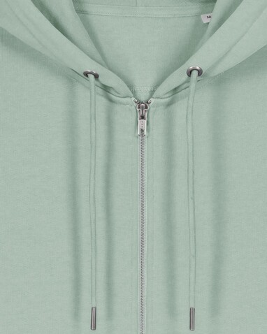 Cultivator 2.0 - Der Iconic Unisex-Zip-Hoodie - Aloe - S bedrucken, Art.-Nr. STSU179C0891S