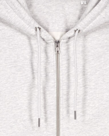 Cultivator 2.0 - Der Iconic Unisex-Zip-Hoodie - Cool Heather Grey - M bedrucken, Art.-Nr. STSU179C1461M