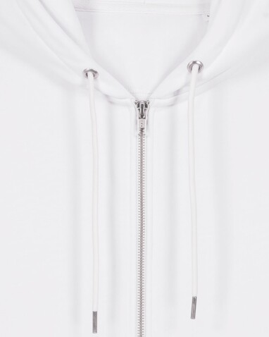 Cultivator 2.0 - Der Iconic Unisex-Zip-Hoodie - White - XXS bedrucken, Art.-Nr. STSU179C0012S