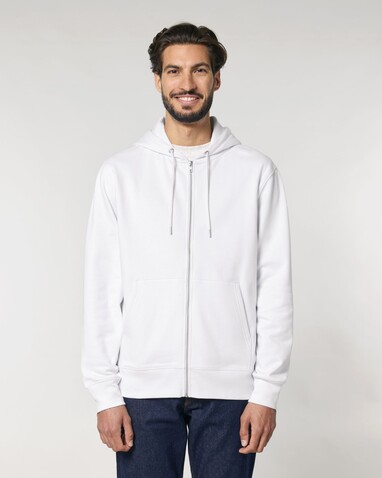 Cultivator 2.0 - Der Iconic Unisex-Zip-Hoodie - White - XXS bedrucken, Art.-Nr. STSU179C0012S