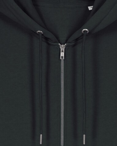 Cultivator 2.0 - Der Iconic Unisex-Zip-Hoodie - Black - S bedrucken, Art.-Nr. STSU179C0021S