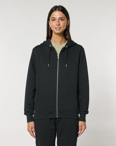 Cultivator 2.0 - Der Iconic Unisex-Zip-Hoodie - Black - XL bedrucken, Art.-Nr. STSU179C0021X