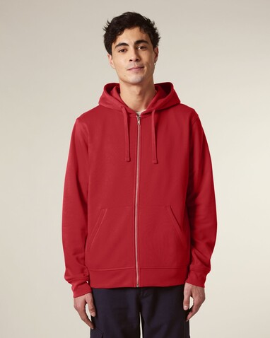 Mixer - Der Unisex-Zip-Hoodie - Red - M bedrucken, Art.-Nr. STSU205C0041M