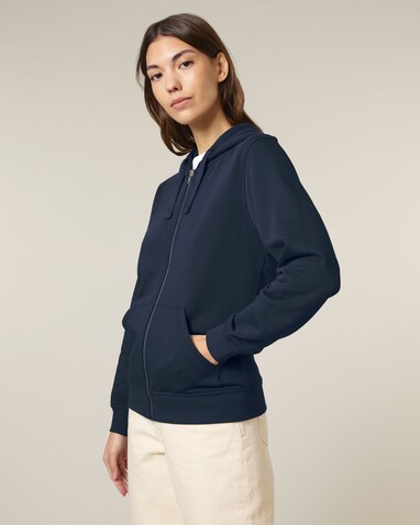 Mixer - Der Unisex-Zip-Hoodie - French Navy - XXS bedrucken, Art.-Nr. STSU205C7272S