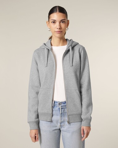 Mixer - Der Unisex-Zip-Hoodie - Heather Grey - 5XL bedrucken, Art.-Nr. STSU205C2505X Mixer - Der Unisex-Zip-Hoodie - Heather Grey - 5XL bedrucken, Art.-Nr. STSU205C2505X