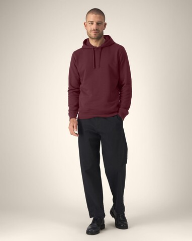 Sounder - Der Unisex-Hoodie mit Seitentaschen - Burgundy - XXS bedrucken, Art.-Nr. STSU229C2442S