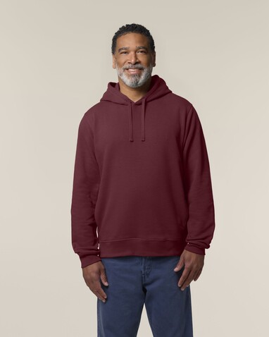 Sounder - Der Unisex-Hoodie mit Seitentaschen - Burgundy - XS bedrucken, Art.-Nr. STSU229C244XS