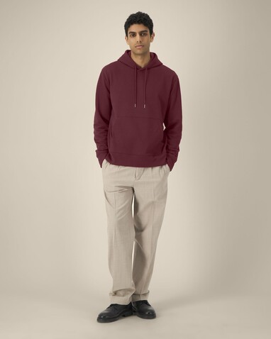Gamechanger - Der Unisex-Hoodie aus recycelter Baumwolle - Burgundy - L bedrucken, Art.-Nr. STSU257C2441L
