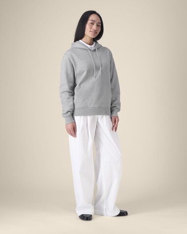 Gamechanger - Der Unisex-Hoodie aus recycelter Baumwolle - Heather Grey - S bedrucken, Art.-Nr. STSU257C2501S