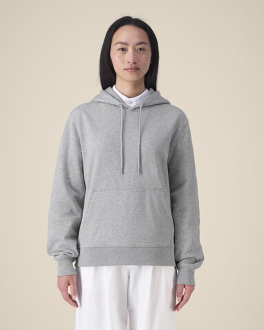 Gamechanger - Der Unisex-Hoodie aus recycelter Baumwolle - Heather Grey - S bedrucken, Art.-Nr. STSU257C2501S