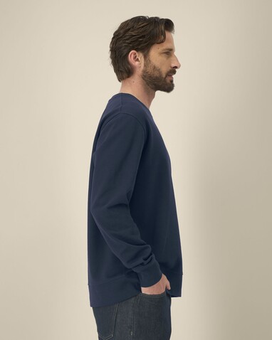 Thinker - Das Rundhals-Unisex-Sweatshirt aus recycelter Baumwolle - French Navy - XS bedrucken, Art.-Nr. STSU269C727XS