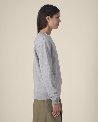 Thinker - Das Rundhals-Unisex-Sweatshirt aus recycelter Baumwolle - Heather Grey - XS bedrucken, Art.-Nr. STSU269C250XS