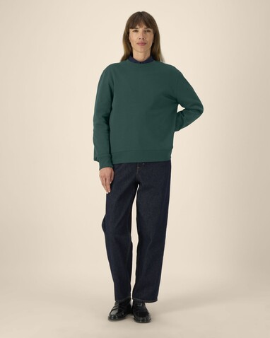 Thinker - Das Rundhals-Unisex-Sweatshirt aus recycelter Baumwolle - Glazed Green - XL bedrucken, Art.-Nr. STSU269C0361X