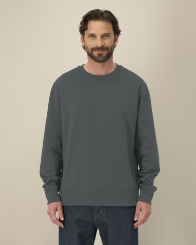 Thinker - Das Rundhals-Unisex-Sweatshirt aus recycelter Baumwolle - Anthracite - L bedrucken, Art.-Nr. STSU269C2531L Thinker - Das Rundhals-Unisex-Sweatshirt aus recycelter Baumwolle - Anthracite - L bedrucken, Art.-Nr. STSU269C2531L