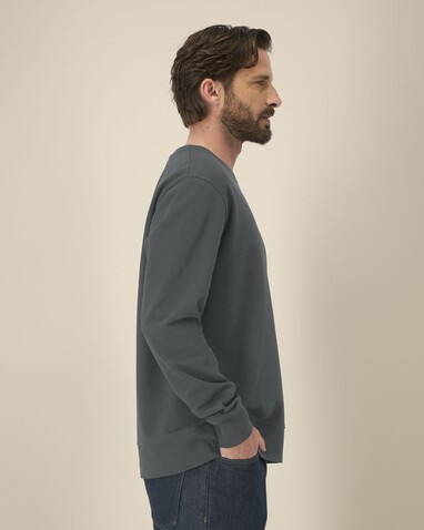 Thinker - Das Rundhals-Unisex-Sweatshirt aus recycelter Baumwolle - Anthracite - 5XL bedrucken, Art.-Nr. STSU269C2535X