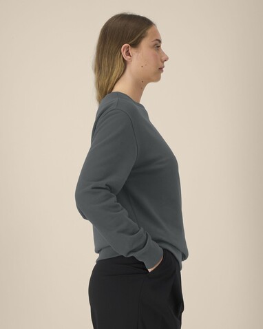 Thinker - Das Rundhals-Unisex-Sweatshirt aus recycelter Baumwolle - Anthracite - XL bedrucken, Art.-Nr. STSU269C2531X
