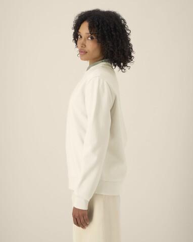 Thinker - Das Rundhals-Unisex-Sweatshirt aus recycelter Baumwolle - Natural Raw - L bedrucken, Art.-Nr. STSU269C0541L