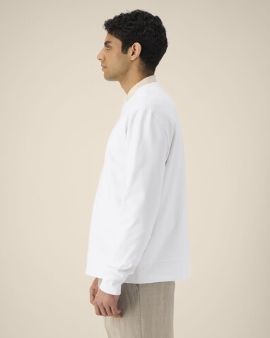 Thinker - Das Rundhals-Unisex-Sweatshirt aus recycelter Baumwolle - White - 5XL bedrucken, Art.-Nr. STSU269C0015X