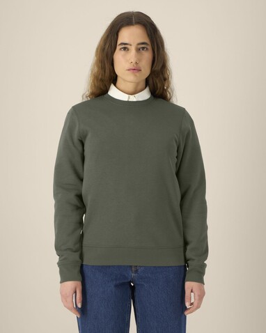 Roller - Das Rundhals-Unisex-Sweatshirt - Khaki - XS bedrucken, Art.-Nr. STSU868C223XS