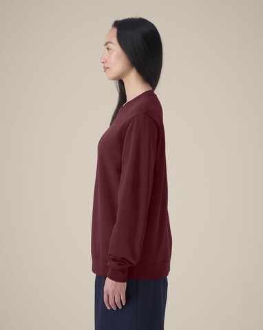 Stella Thinker - Das Damen-Rundhals-Sweatshirt aus recycelter Baumwolle - Burgundy - S bedrucken, Art.-Nr. STSW254C2441S