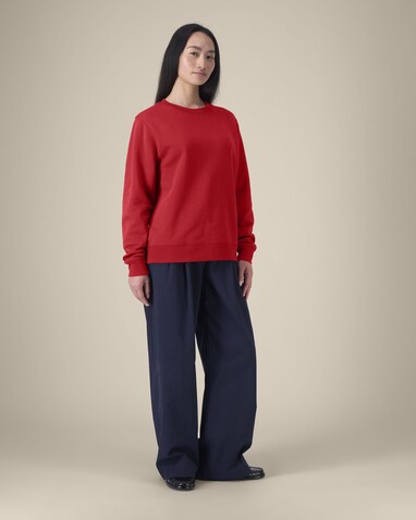 Stella Thinker - Das Damen-Rundhals-Sweatshirt aus recycelter Baumwolle - Red - XL bedrucken, Art.-Nr. STSW254C0041X Stella Thinker - Das Damen-Rundhals-Sweatshirt aus recycelter Baumwolle - Red - XL bedrucken, Art.-Nr. STSW254C0041X
