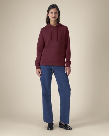 Stella Gamechanger - Der Damen-Hoodie aus recycelter Baumwolle - Burgundy - XL bedrucken, Art.-Nr. STSW268C2441X