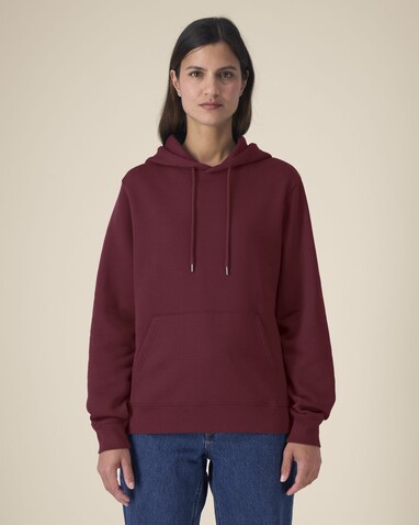 Stella Gamechanger - Der Damen-Hoodie aus recycelter Baumwolle - Burgundy - XL bedrucken, Art.-Nr. STSW268C2441X