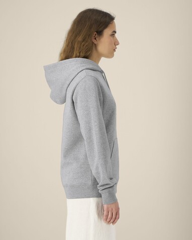 Stella Gamechanger - Der Damen-Hoodie aus recycelter Baumwolle - Heather Grey - M bedrucken, Art.-Nr. STSW268C2501M