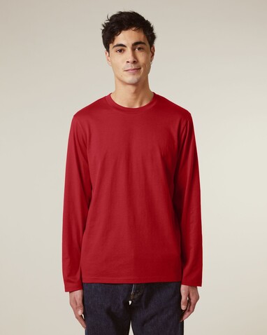 Creator 2.0 Long Sleeve - Das Iconic Langarm-Unisex-T-Shirt - Red - L bedrucken, Art.-Nr. STTU199C0041L