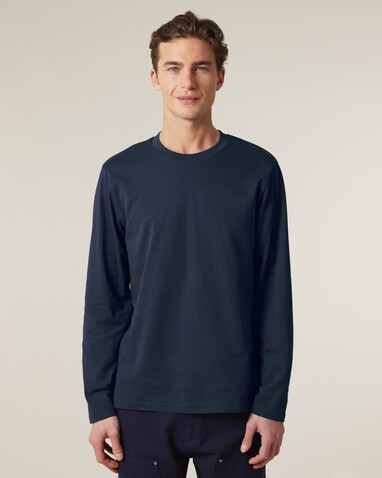 Creator 2.0 Long Sleeve - Das Iconic Langarm-Unisex-T-Shirt - French Navy - XXL bedrucken, Art.-Nr. STTU199C7272X