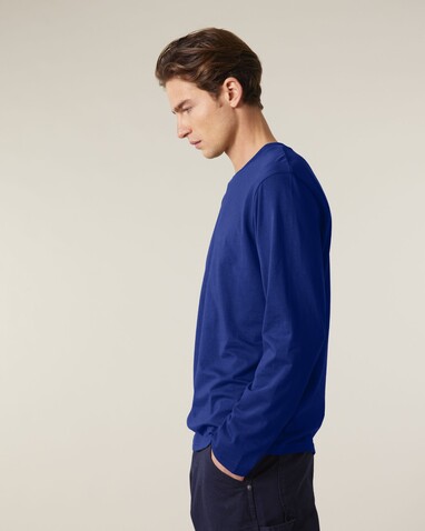 Creator 2.0 Long Sleeve - Das Iconic Langarm-Unisex-T-Shirt - Worker Blue - L bedrucken, Art.-Nr. STTU199C0881L