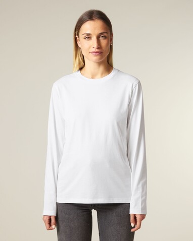 Creator 2.0 Long Sleeve - Das Iconic Langarm-Unisex-T-Shirt - White - M bedrucken, Art.-Nr. STTU199C0011M