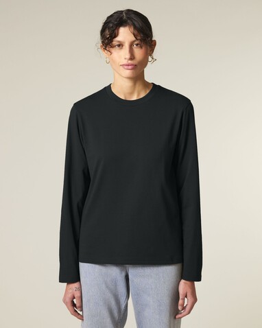 Creator 2.0 Long Sleeve - Das Iconic Langarm-Unisex-T-Shirt - Black - XXL bedrucken, Art.-Nr. STTU199C0022X