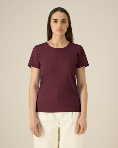 Stella Expresser 2.0 - Das Fitted Damen-T-Shirt - Burgundy - 3XL bedrucken, Art.-Nr. STTW079C2443X