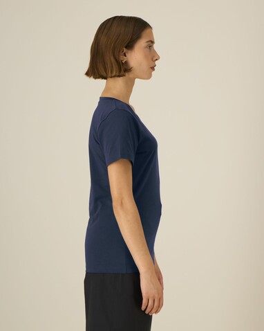 Stella Expresser 2.0 - Das Fitted Damen-T-Shirt - French Navy - S bedrucken, Art.-Nr. STTW079C7271S