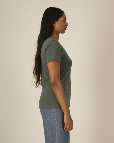 Stella Expresser 2.0 - Das Fitted Damen-T-Shirt - Khaki - M bedrucken, Art.-Nr. STTW079C2231M Stella Expresser 2.0 - Das Fitted Damen-T-Shirt - Khaki - M bedrucken, Art.-Nr. STTW079C2231M