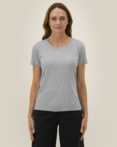 Stella Expresser 2.0 - Das Fitted Damen-T-Shirt - Heather Grey - S bedrucken, Art.-Nr. STTW079C2501S Stella Expresser 2.0 - Das Fitted Damen-T-Shirt - Heather Grey - S bedrucken, Art.-Nr. STTW079C2501S