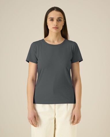 Stella Expresser 2.0 - Das Fitted Damen-T-Shirt - Anthracite - S bedrucken, Art.-Nr. STTW079C2531S