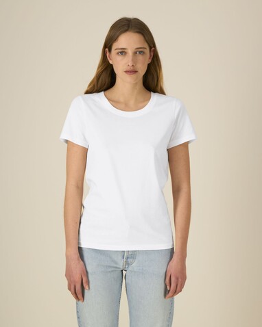 Stella Expresser 2.0 - Das Fitted Damen-T-Shirt - White - L bedrucken, Art.-Nr. STTW079C0011L