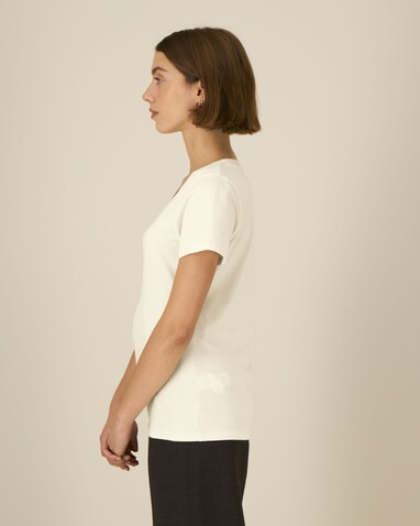 Stella Expresser 2.0 - Das Fitted Damen-T-Shirt - Cream - M bedrucken, Art.-Nr. STTW079C3611M Stella Expresser 2.0 - Das Fitted Damen-T-Shirt - Cream - M bedrucken, Art.-Nr. STTW079C3611M