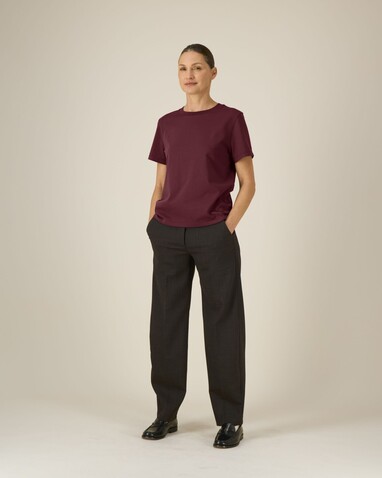 Stella Muser - Das Iconic Damen-T-Shirt - Burgundy - L bedrucken, Art.-Nr. STTW172C2441L
