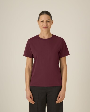 Stella Muser - Das Iconic Damen-T-Shirt - Burgundy - S bedrucken, Art.-Nr. STTW172C2441S